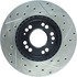 Centric 127.46032R Disc Brake Rotor Slotted Drilled Rotor