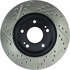 Centric 127.46061L Disc Brake Rotor Slotted Drilled Rotor