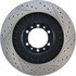 127.46051R by CENTRIC - Slotted Drilled Rotor