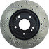 Centric 127.46061R Disc Brake Rotor Slotted Drilled Rotor