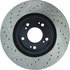 127.46068L by CENTRIC - Slotted Drilled Rotor