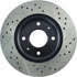 127.46070R by CENTRIC - Slotted Drilled Rotor