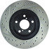 127.47010L by CENTRIC - Slotted Drilled Rotor