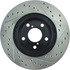 127.47010R by CENTRIC - Slotted Drilled Rotor