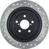127.47011R by CENTRIC - Slotted Drilled Rotor
