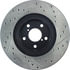 Centric 127.47012CR Disc Brake Rotor Sportstop Cryo Drilled & Slotted Rotor, Right