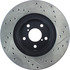 127.47012R by CENTRIC - Slotted Drilled Rotor