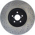 127.47024L by CENTRIC - Slotted Drilled Rotor