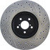 127.47024R by CENTRIC - Slotted Drilled Rotor