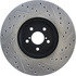 127.47024R by CENTRIC - Sport Drilled & Slotted Rotor, Right