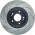 127.51018L by CENTRIC - Slotted Drilled Rotor