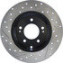 127.51021L by CENTRIC - Slotted Drilled Rotor