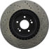 Centric 127.51036CR Disc Brake Rotor Sportstop Cryo Drilled & Slotted Rotor, Right