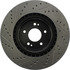 127.51036L by CENTRIC - Sport Drilled & Slotted Rotor, Left