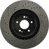 127.51036L by CENTRIC - Slotted Drilled Rotor