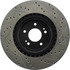 127.51036R by CENTRIC - Slotted Drilled Rotor