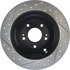 127.51037L by CENTRIC - Slotted Drilled Rotor