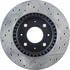 Centric 127.50012R Disc Brake Rotor Slotted Drilled Rotor