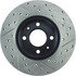 127.50015R by CENTRIC - Slotted Drilled Rotor
