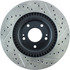 127.50028R by CENTRIC - Slotted Drilled Rotor