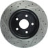 Centric 127.58001CL Axle Hub Sportstop Cryo Drilled & Slotted Rotor, Left