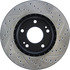 Centric 127.51044R Disc Brake Rotor Slotted Drilled Rotor