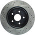 127.58001L by CENTRIC - Slotted Drilled Rotor