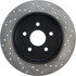 127.58002R by CENTRIC - Slotted Drilled Rotor