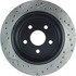 127.58007L by CENTRIC - Slotted Drilled Rotor