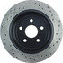 127.58007R by CENTRIC - Slotted Drilled Rotor