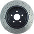 127.58009R by CENTRIC - Slotted Drilled Rotor