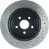 127.58009L by CENTRIC - Slotted Drilled Rotor