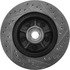 127.61000R by CENTRIC - Slotted Drilled Rotor