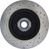 Centric 127.61026CL Disc Brake Rotor and Hub Assembly Sportstop Cryo Drilled & Slotted Rotor, Left