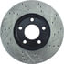Centric 127.61041CR Disc Brake Rotor Sportstop Cryo Drilled & Slotted Rotor, Right