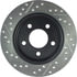 Centric 127.61042CL Disc Brake Rotor Sportstop Cryo Drilled & Slotted Rotor, Left