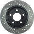 127.61042R by CENTRIC - Slotted Drilled Rotor