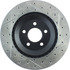 127.61045R by CENTRIC - Slotted Drilled Rotor