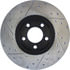 Centric 127.61049CL Disc Brake Rotor Sportstop Cryo Drilled & Slotted Rotor, Left