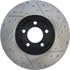 Centric 127.61049CR Disc Brake Rotor Sportstop Cryo Drilled & Slotted Rotor, Right