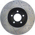 127.61049R by CENTRIC - Slotted Drilled Rotor