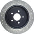Centric 127.61052CR Disc Brake Rotor Sportstop Cryo Drilled & Slotted Rotor, Right