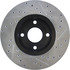 127.61056R by CENTRIC - Slotted Drilled Rotor