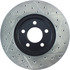 127.61072R by CENTRIC - Slotted Drilled Rotor