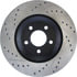 127.61086CL by CENTRIC - Sportstop Cryo Drilled & Slotted Rotor, Left