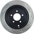 127.61091R by CENTRIC - Slotted Drilled Rotor