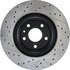 Centric 127.61094L Disc Brake Rotor Slotted Drilled Rotor