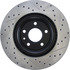 127.61094R by CENTRIC - Slotted Drilled Rotor