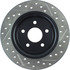 127.61101R by CENTRIC - Slotted Drilled Rotor