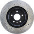 127.61102R by CENTRIC - Slotted Drilled Rotor